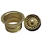 Nantucket Sinks 3.5 Inch Extended Flange Disposal Kitchen Drain Brass 3.5EDF-PB - alternate 1